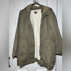 J Crew utility jacket szL
